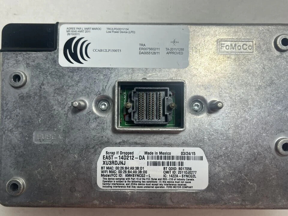 13-16 Ford FOCUS ESCAPE FUSION SYNC APIM RADIO COMMUNICATION CONTROL MODULE OEM
