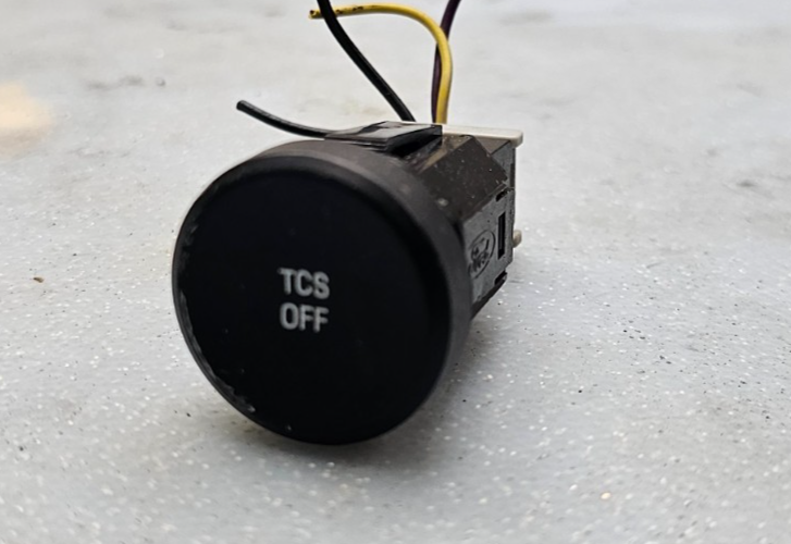 🔥08-14 Ford E150/250/350 Van Dash TCS OFF Traction Control Button Switch Black