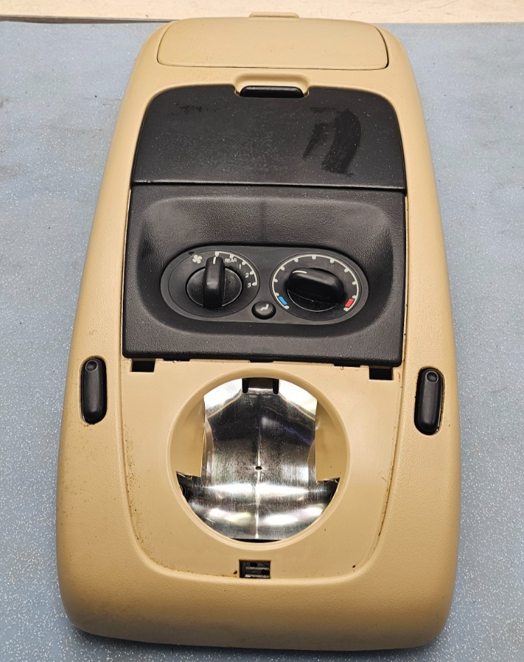 06-10 Explorer Overhead Console Dome Map Light Lamp Climate Control Assembly Tan