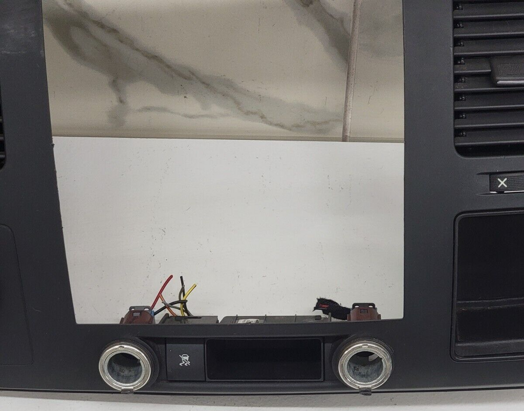 🔥2007-2014 Chevy Silverado SIERRA Center Dash Radio Bezel Climate Trim BLACK