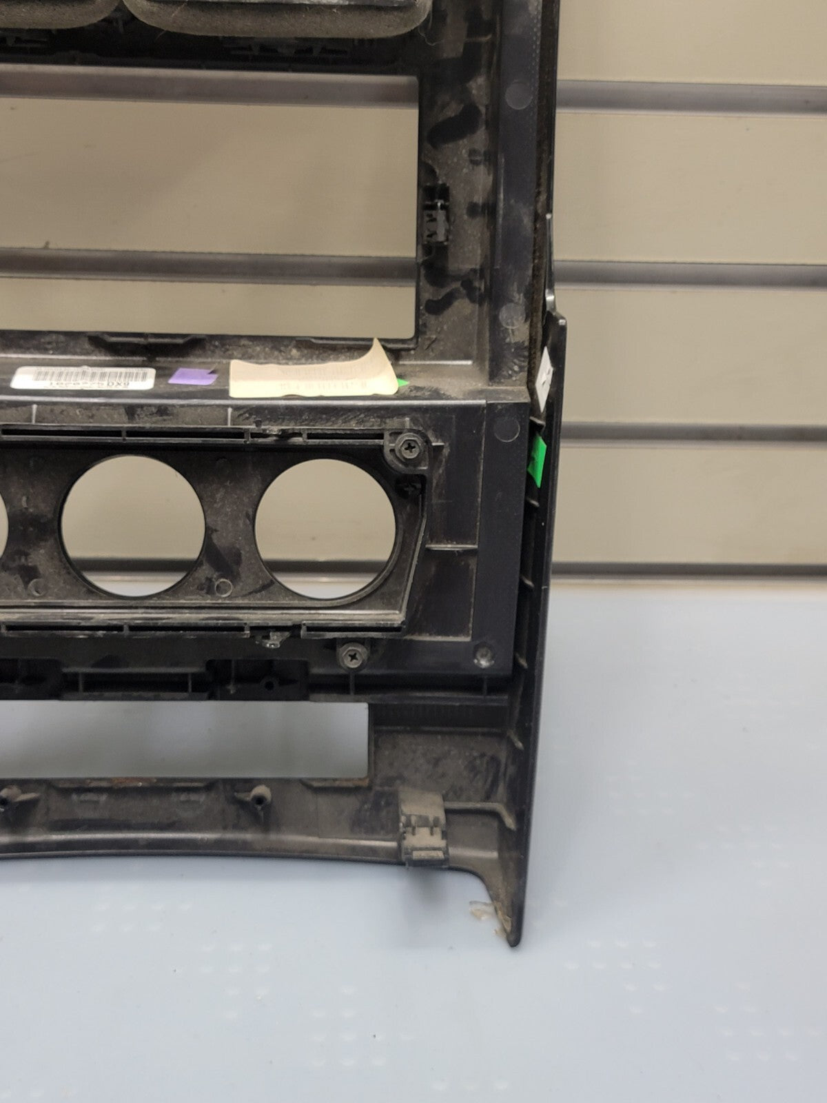 🔥08-12 Liberty Center Dash Radio Stereo Climate Trim Panel Bezel Black/Silver