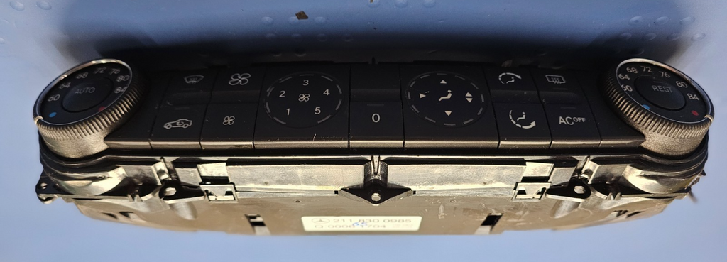 🔥03-06 MERCEDES E CLASS DASH A/C CLIMATE CONTROL HEATER TEMPERATURE HVAC PANEL