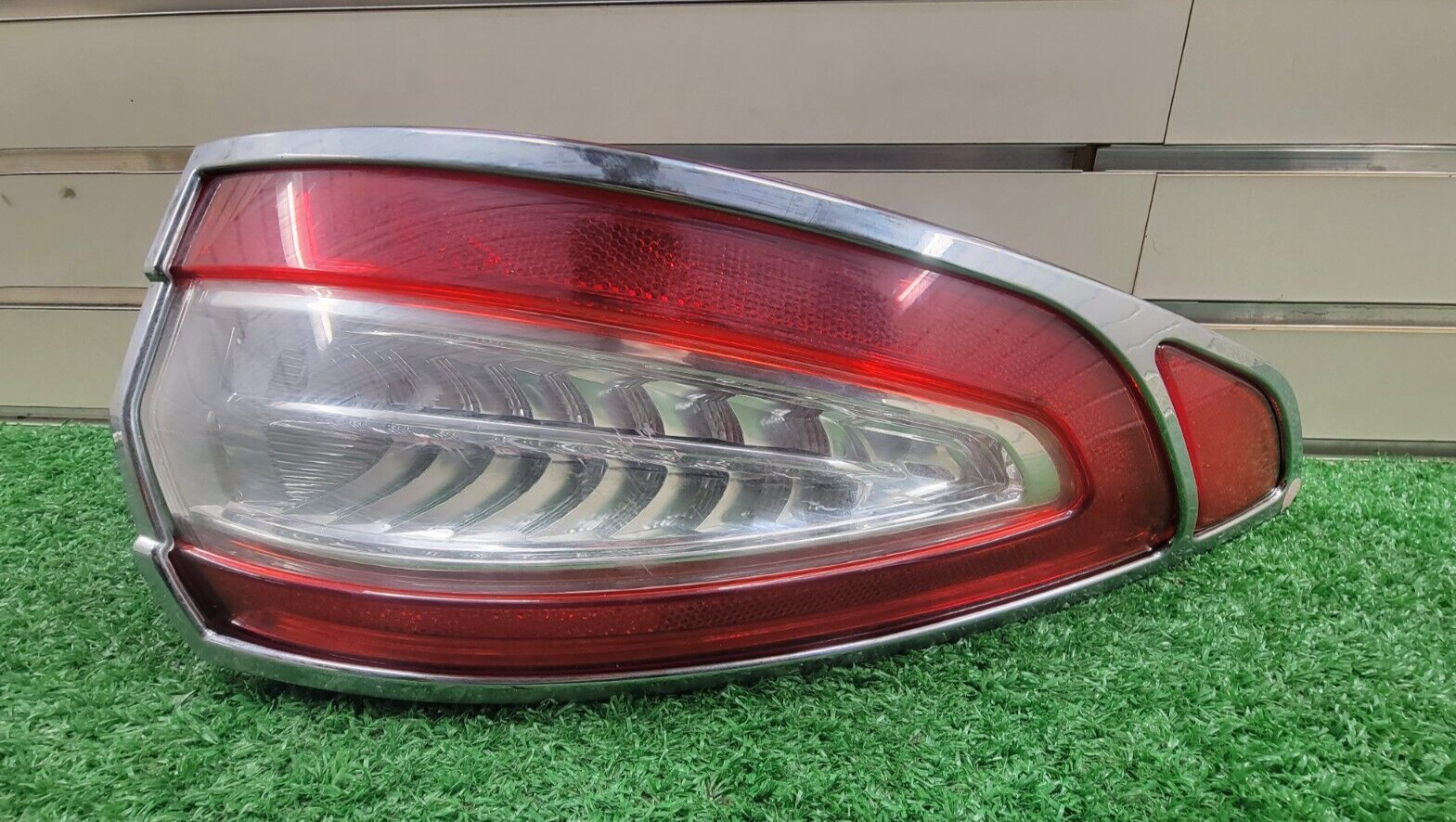 🔥2013-2016 Ford Fusion LEFT DRIVER  LED Tail Light Assembly Lamp Chrome OEM