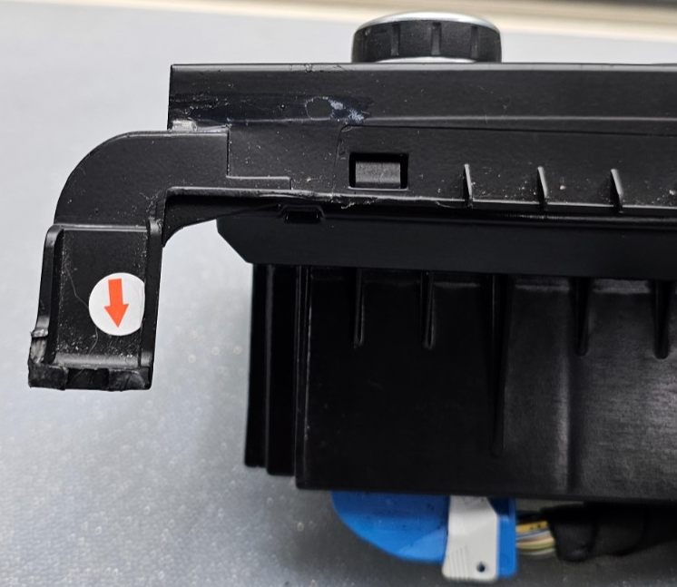 🔥04-10 BMW E60 AC HEATER CLIMATE TEMPERATURE CONTROL TRIM PANEL OEM