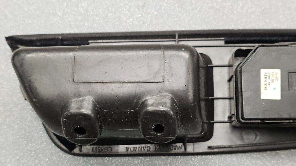 🔥06-08 CHEVY IMPALA LEFT DRIVER MASTER POWER WINDOW SWITCH BEZEL ASSEMBLY BLACK