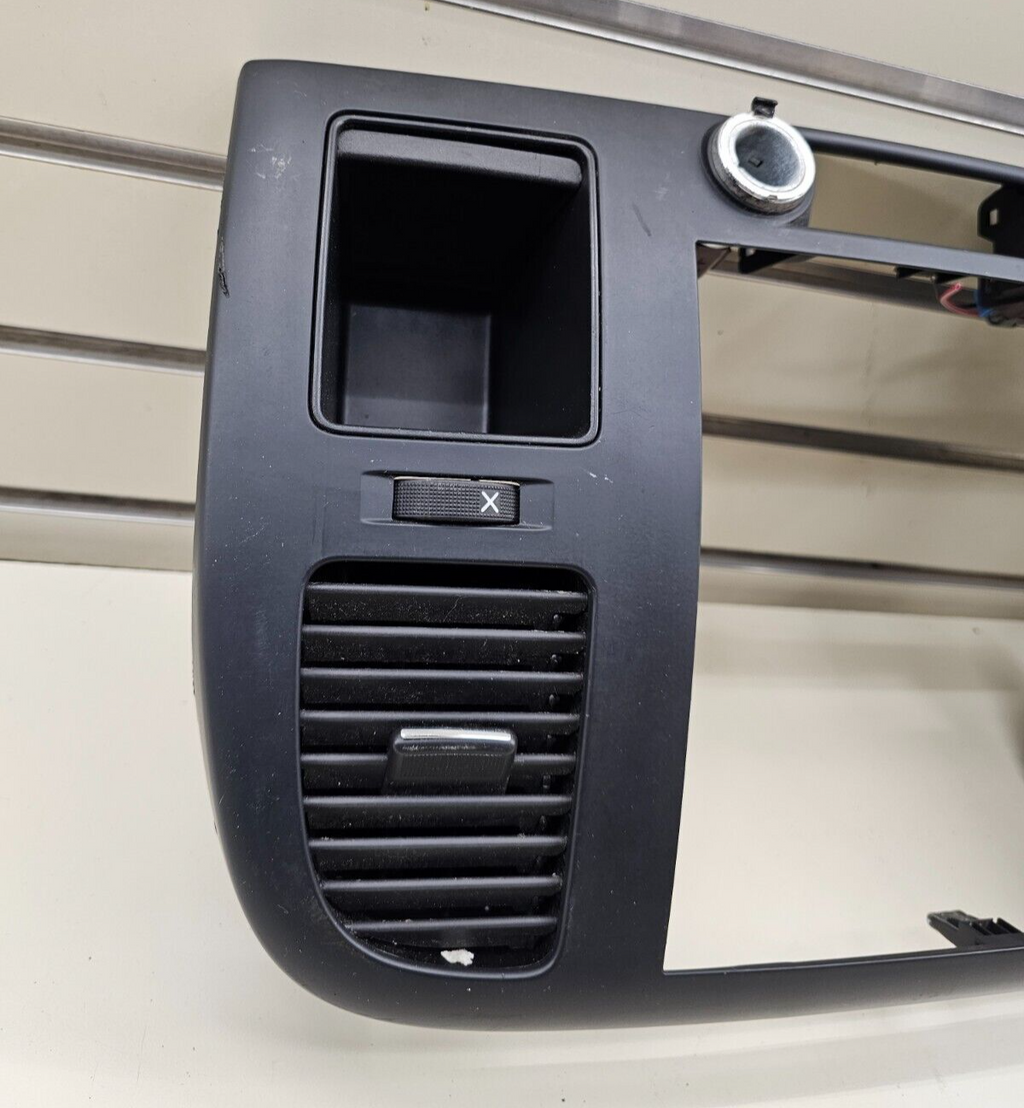 🔥07-14 Silverado SIERRA Center Dash Radio Bezel AC Climate Trim Panel Black B6