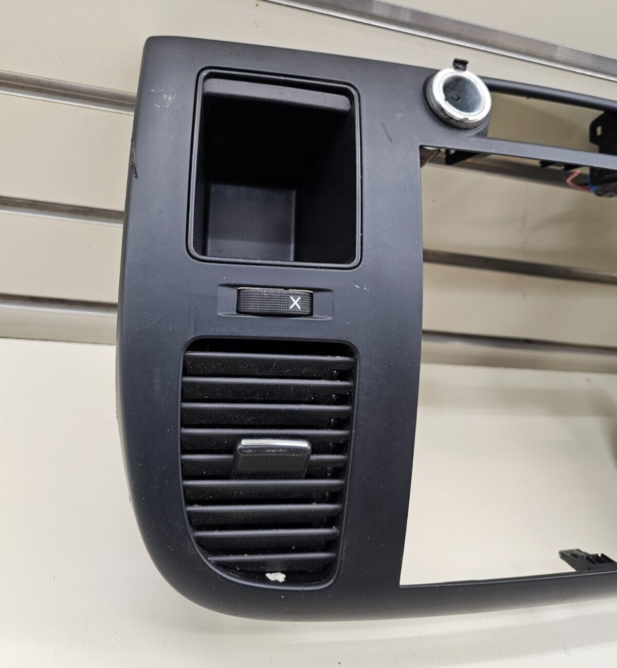 🔥07-14 Silverado SIERRA Center Dash Radio Bezel AC Climate Trim Panel Black B6