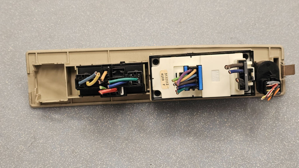 🔥94-96 Deville Door Left Driver Master Power Window Mirror Switch Tan OEM