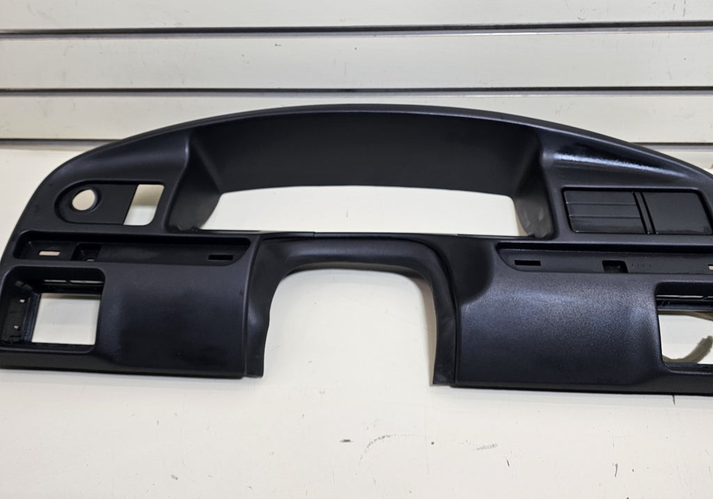 92-96 Ford F150 BRONCO Instrument Cluster Gauge Bezel Dash Trim Panel BLACK C12
