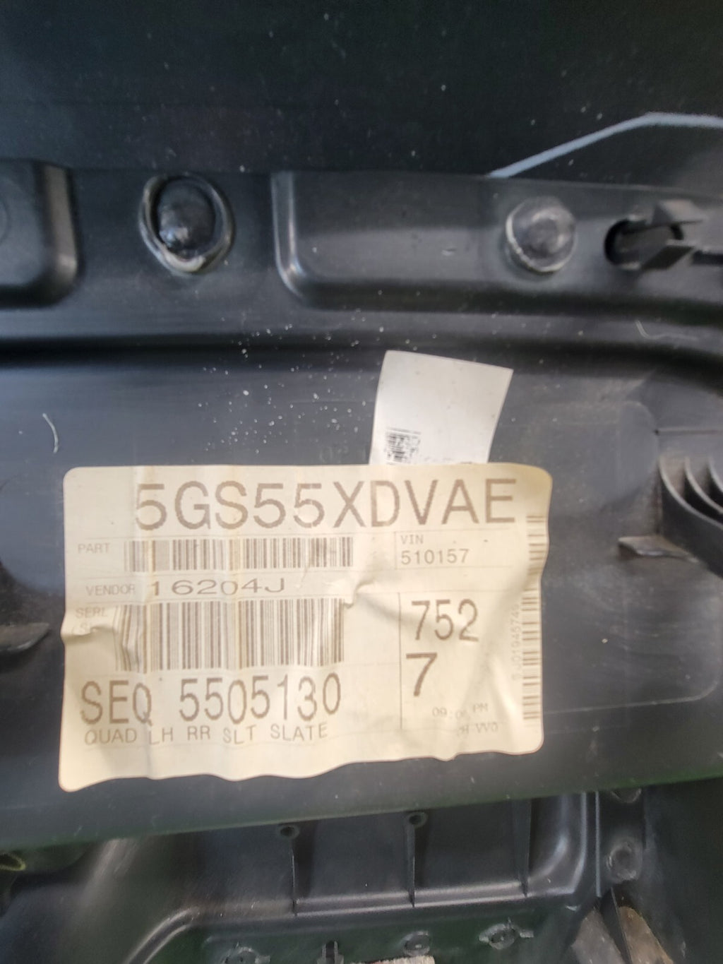 🔥02-05 Dodge RAM Interior DOOR Panel Rear LEFT DRIVER BLACK v1 G22