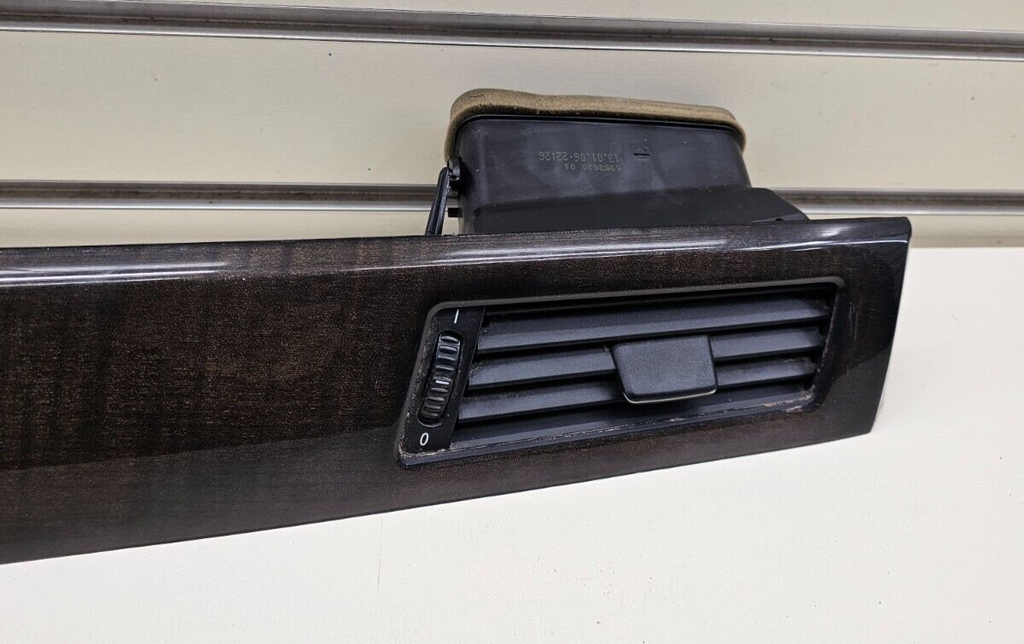 06-13 BMW E90 E92 FRONT RIGHT PASSENGER DASH TRIM PANEL VENT WALNUT WOODGRAIN