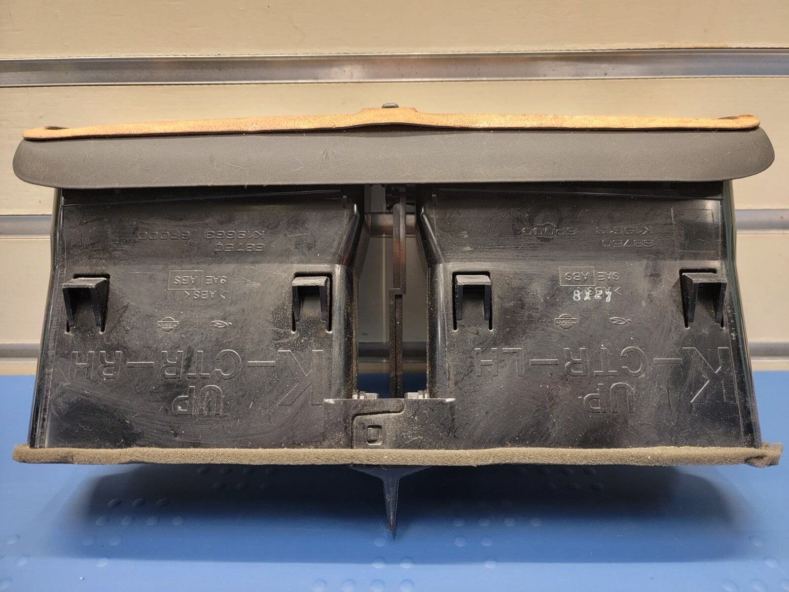 02-05 Hyundai XG350 XG300 Dash Air Vent Center Middle AC Heater Conditioner Wood