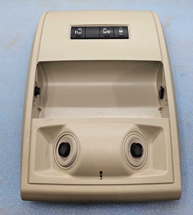 🔥08-16 CHRYSLER TOWN COUNTRY DODGE GRAND CARAVAN OEM ROOF OVERHEAD CONSOLE TAN