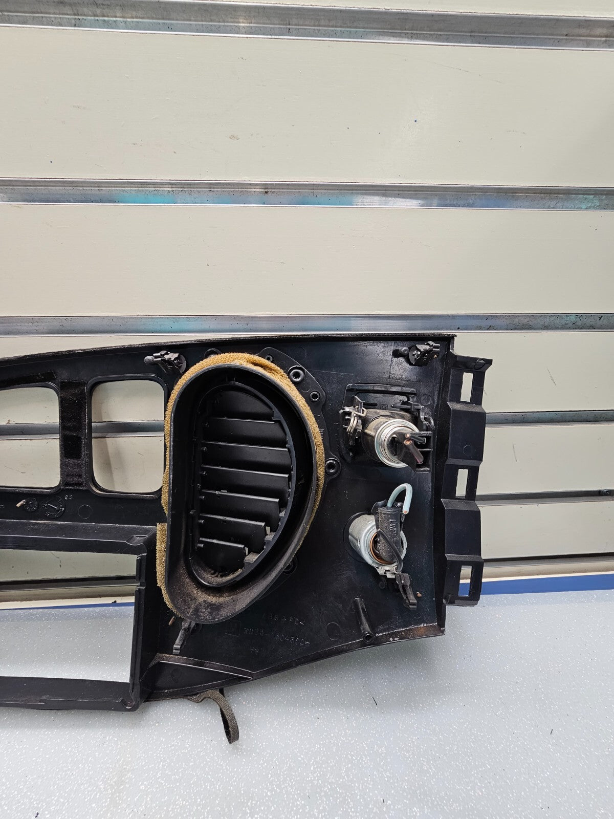 🔥97-03 Ford E-150 Econoline Dash Gauge Cluster Bezel Climate Radio Trim Black