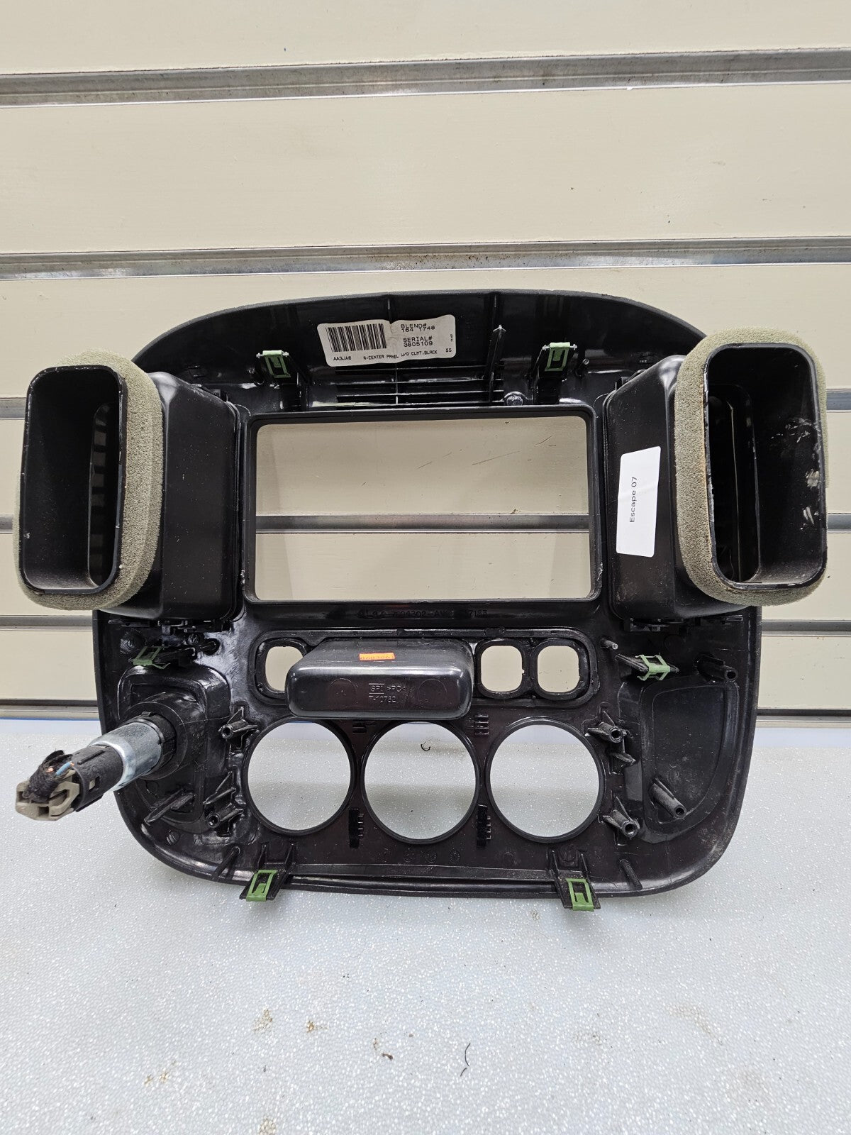 🔥2001-2007 FORD ESCAPE CENTER DASH RADIO A/C CLIMATE TRIM BEZEL BLACK OEM