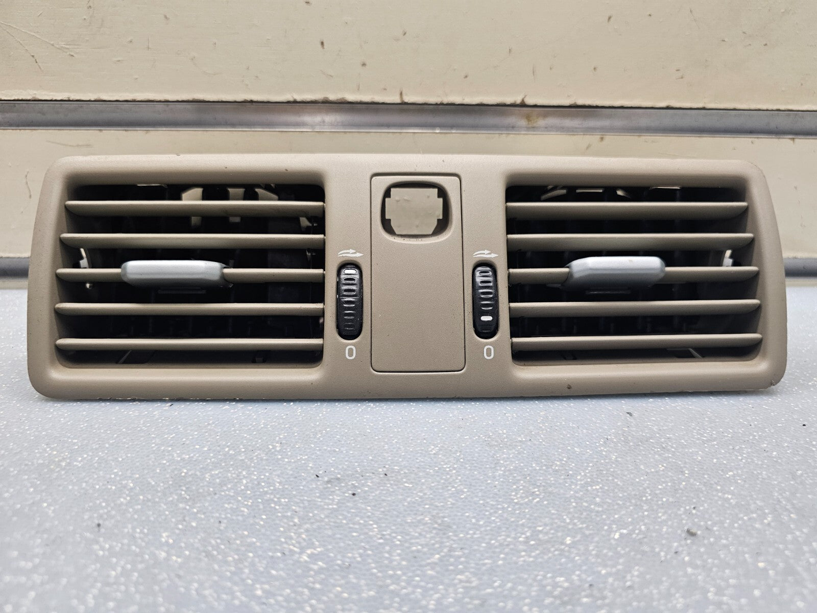 🔥03-14 Volvo XC90 Center Dash AC Heater Air Vents Conditioning Filter Bezel Tan