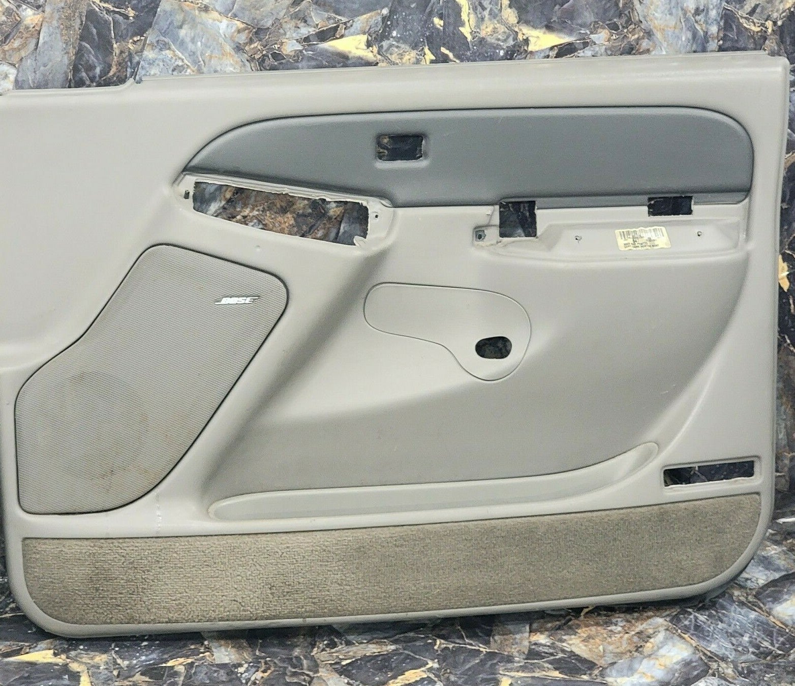 🔥03-06 Silverado SIERRA Door Panel Front RIGHT Passenger/No Arm LIGHT GRAY D5