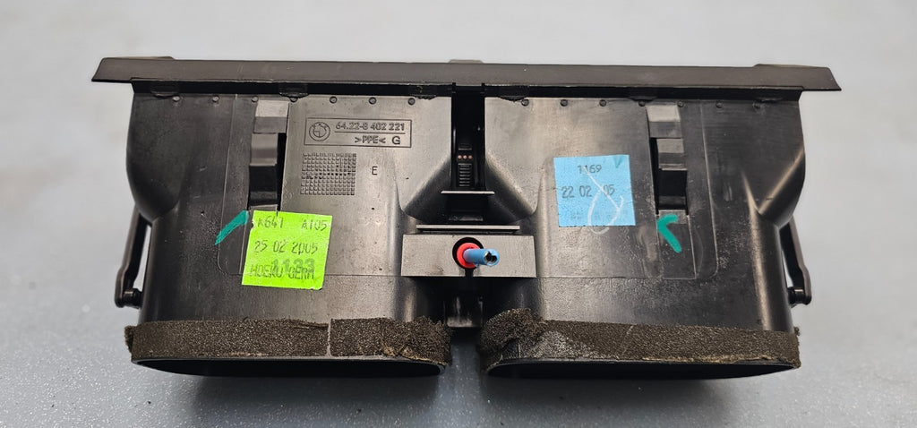 🔥01-06 BMW E46 325i 325ci 330ci Center Dash AC A/C HVAC Air Vent Heater Black