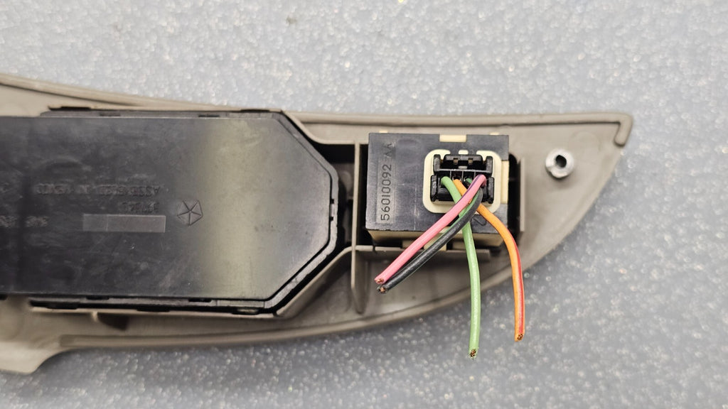 🔥02-07 JEEP LIBERTY LEFT DRIVER MASTER LOCK MIRROR SWITCH TRIM BEZEL OEM TAN