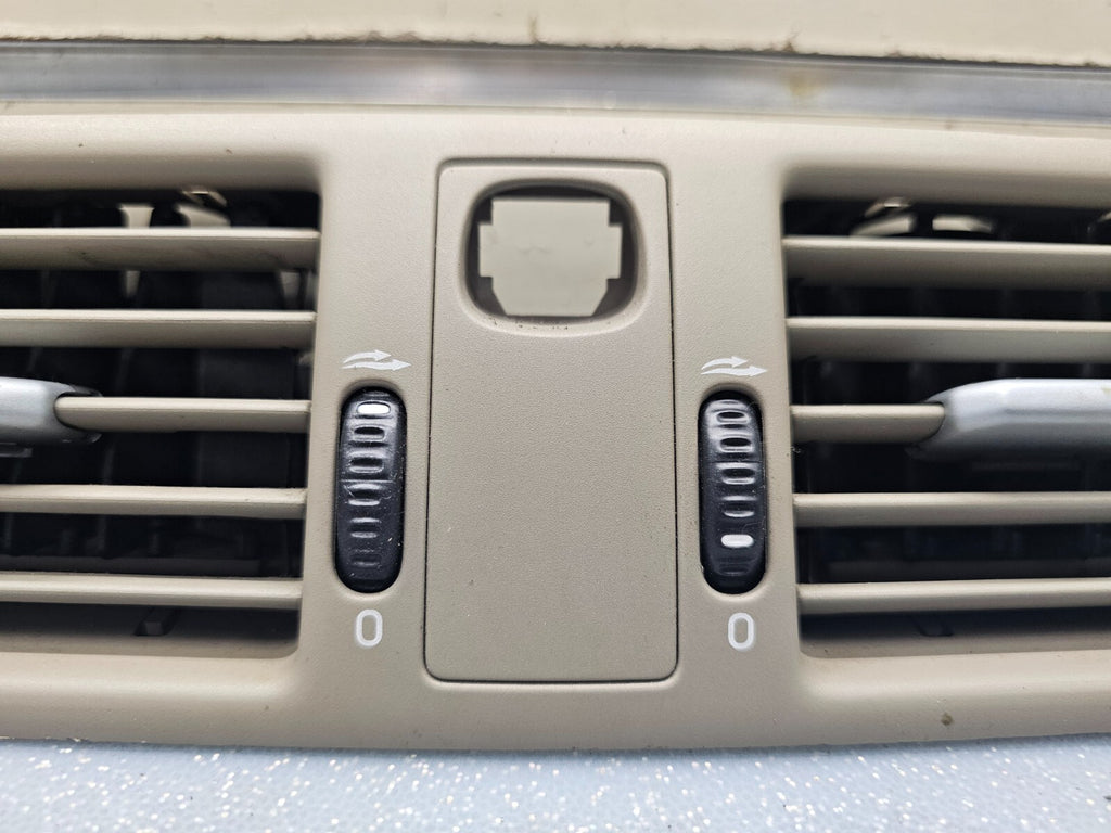 🔥03-14 Volvo XC90 Center Dash AC Heater Air Vents Conditioning Filter Bezel Tan
