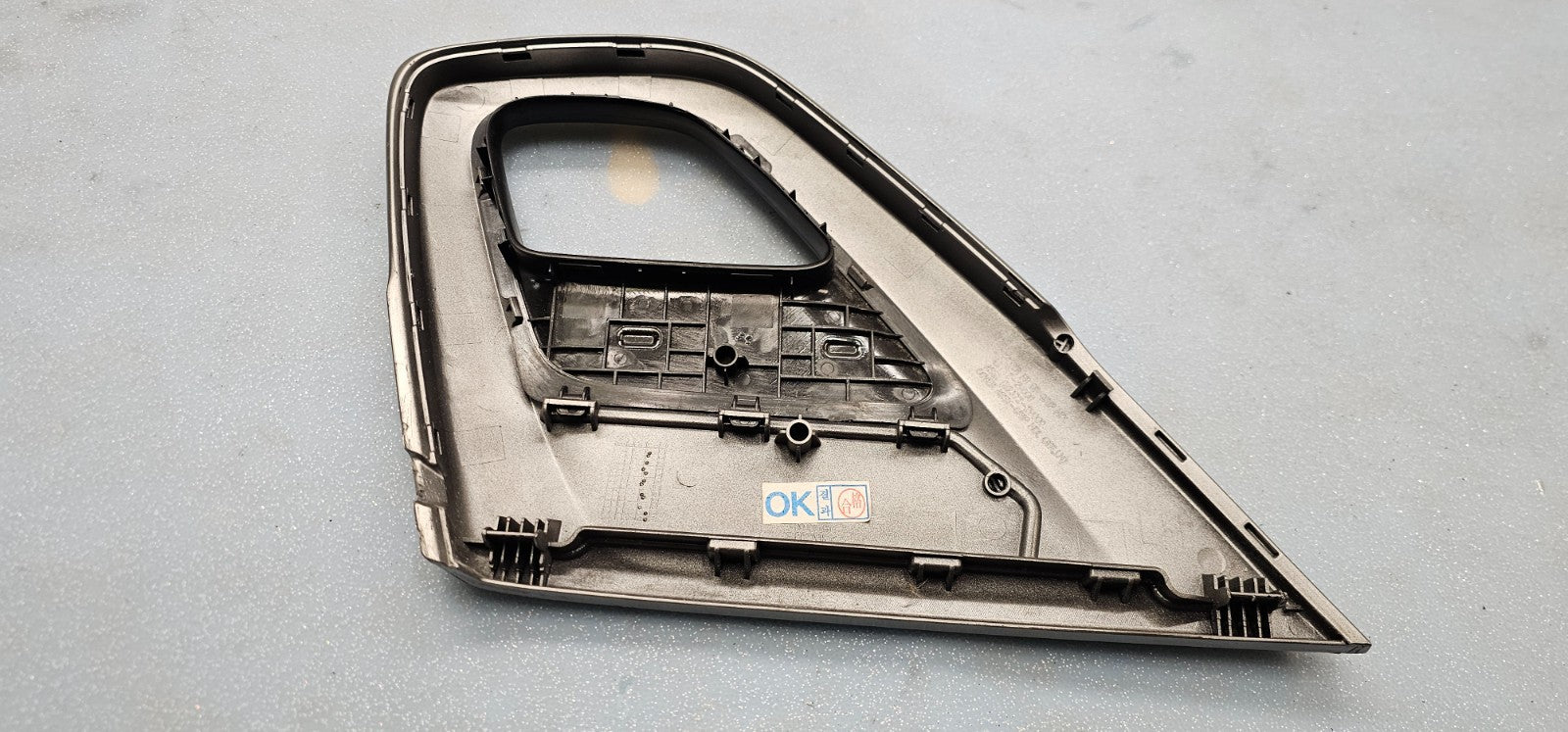 🔥11-17 HYUNDAI VELOSTER 1.6L LEFT DRIVER LH INNER DOOR HANDLE GRIP TRIM SILVER