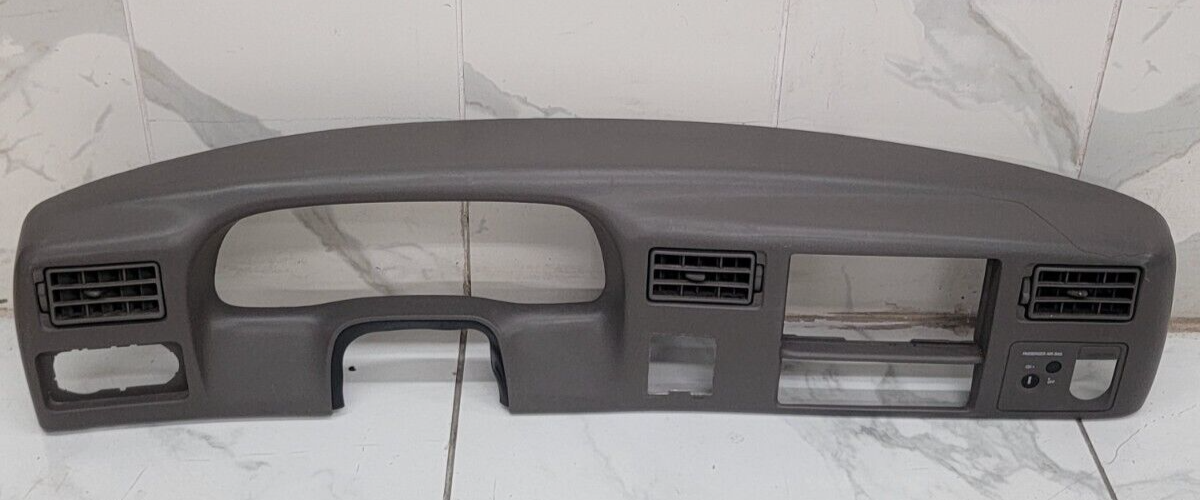 🔥99-04 Ford F250 F350 Dash Instrument Cluster Speedometer Bezel Panel Tan C22