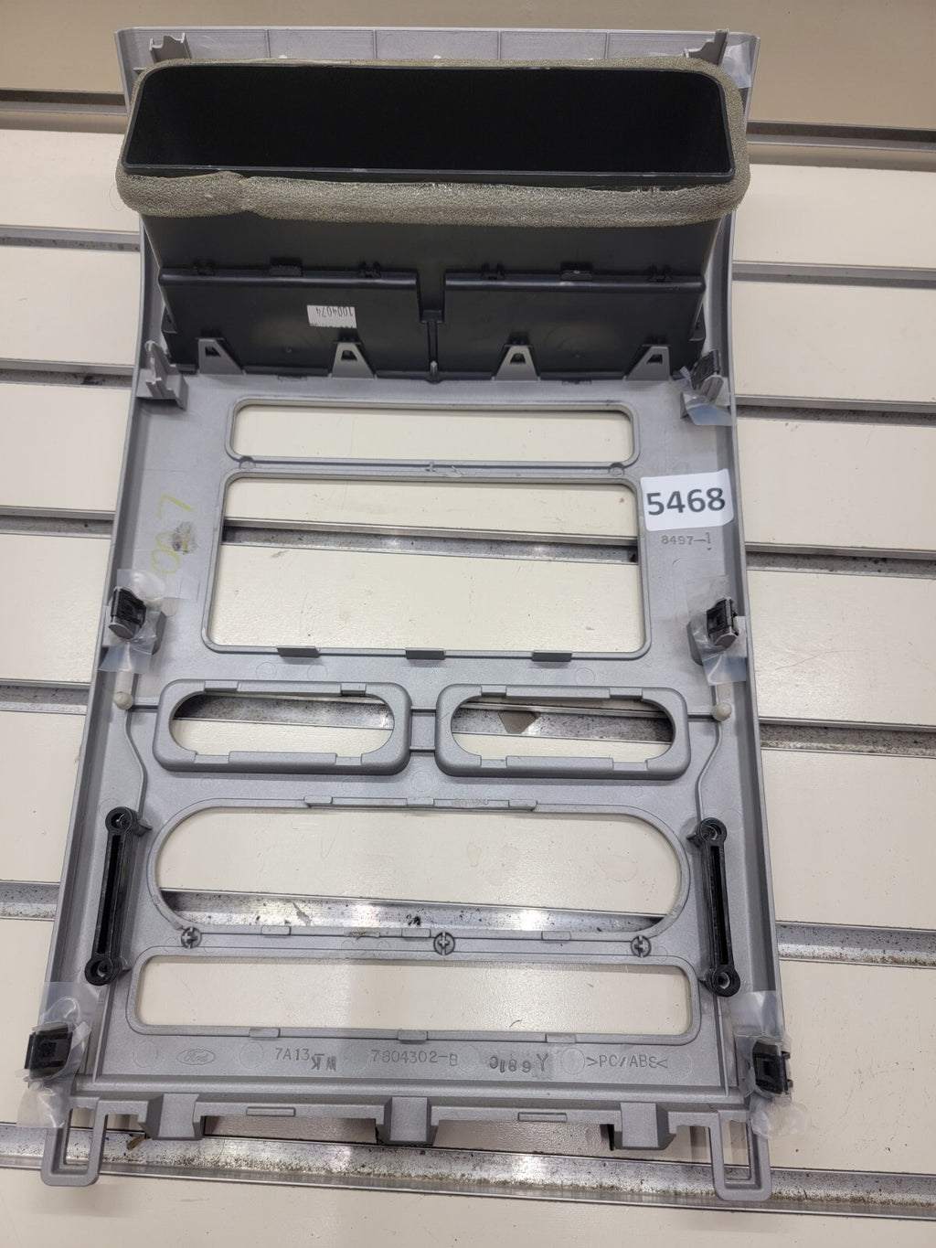 🔥07-10 Lincoln MKX Center Dash Radio Climate Trim Panel Bezel Air Vent Silver