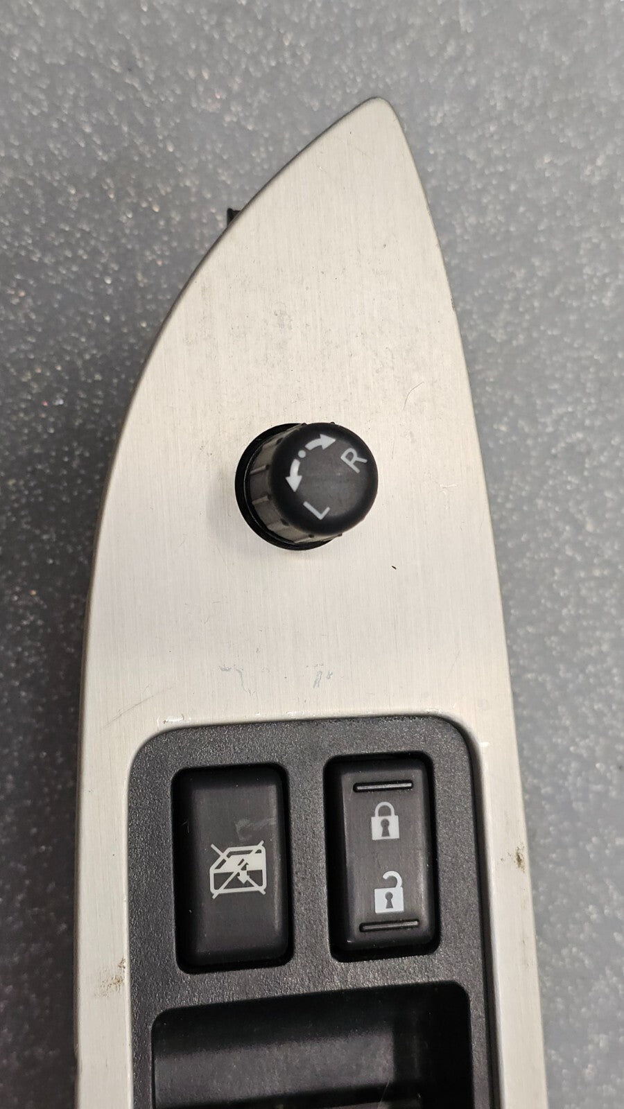 🔥09-14 MURANO LEFT DRIVER MASTER LOCK ELECTRIC WINDOW MIRROR SWITCH SILVER OEM