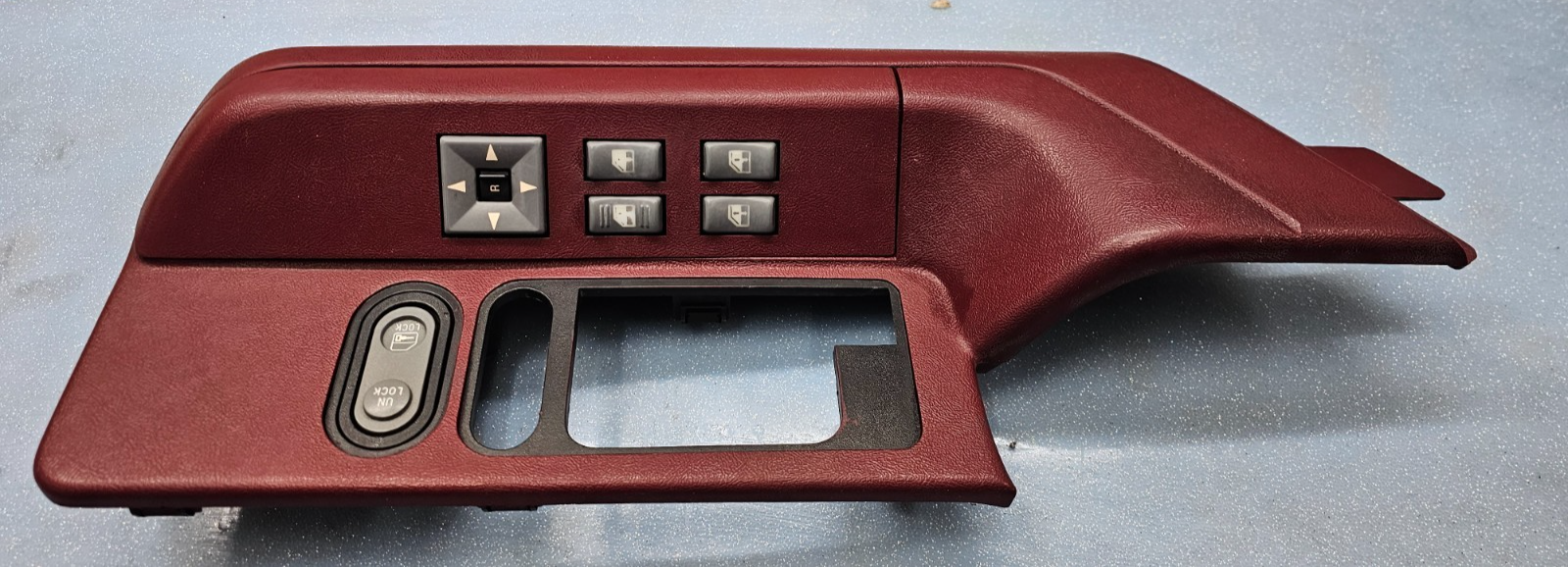 🔥1992-1994 CHEVY SUBURBAN Left Driver LH Window Door Switch Panel Red OEM