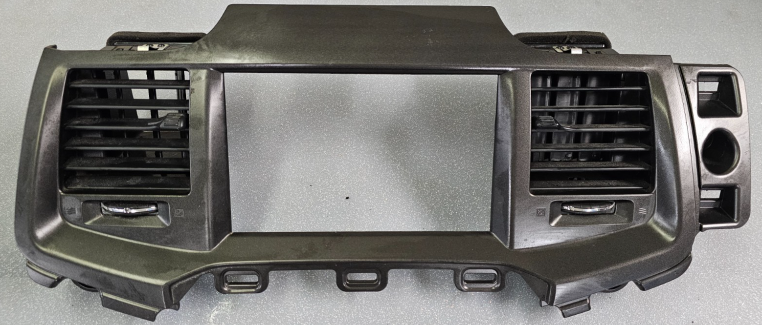 🔥09-12 LINCOLN MKS Dash Radio Stereo Display Trim Bezel Instrument Panel Silver