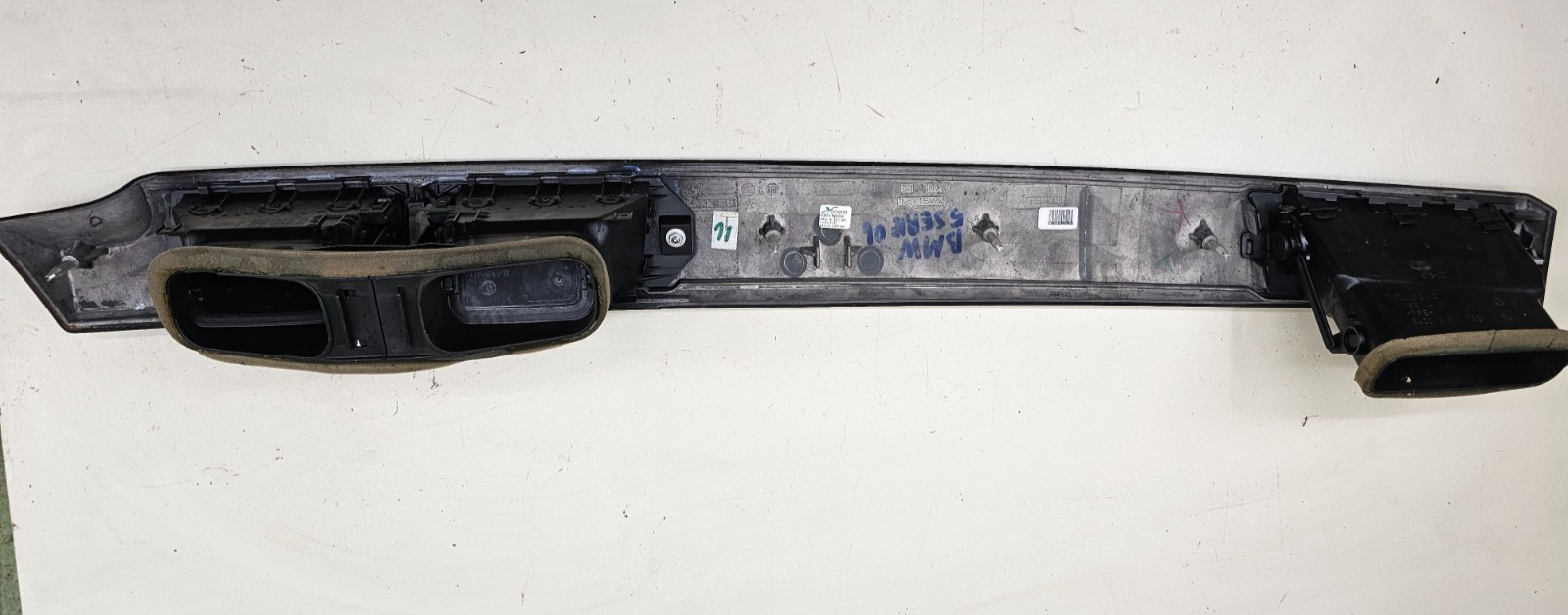 04-10 BMW 525i 528i Dash Center AC Air Vent Heater Grille Trim Panel Bezel Wood