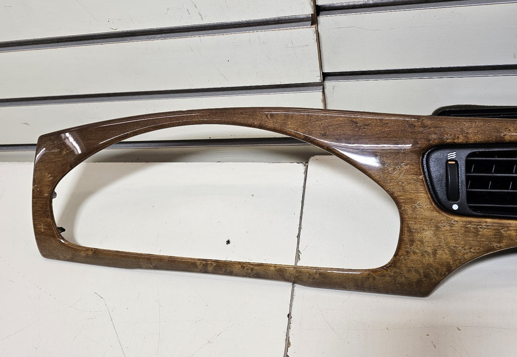 🔥02-08 JAGUAR X TYPE DASH INSTRUMENT CLUSTER SPEEDOMETER BEZEL TRIM PANEL WOOD