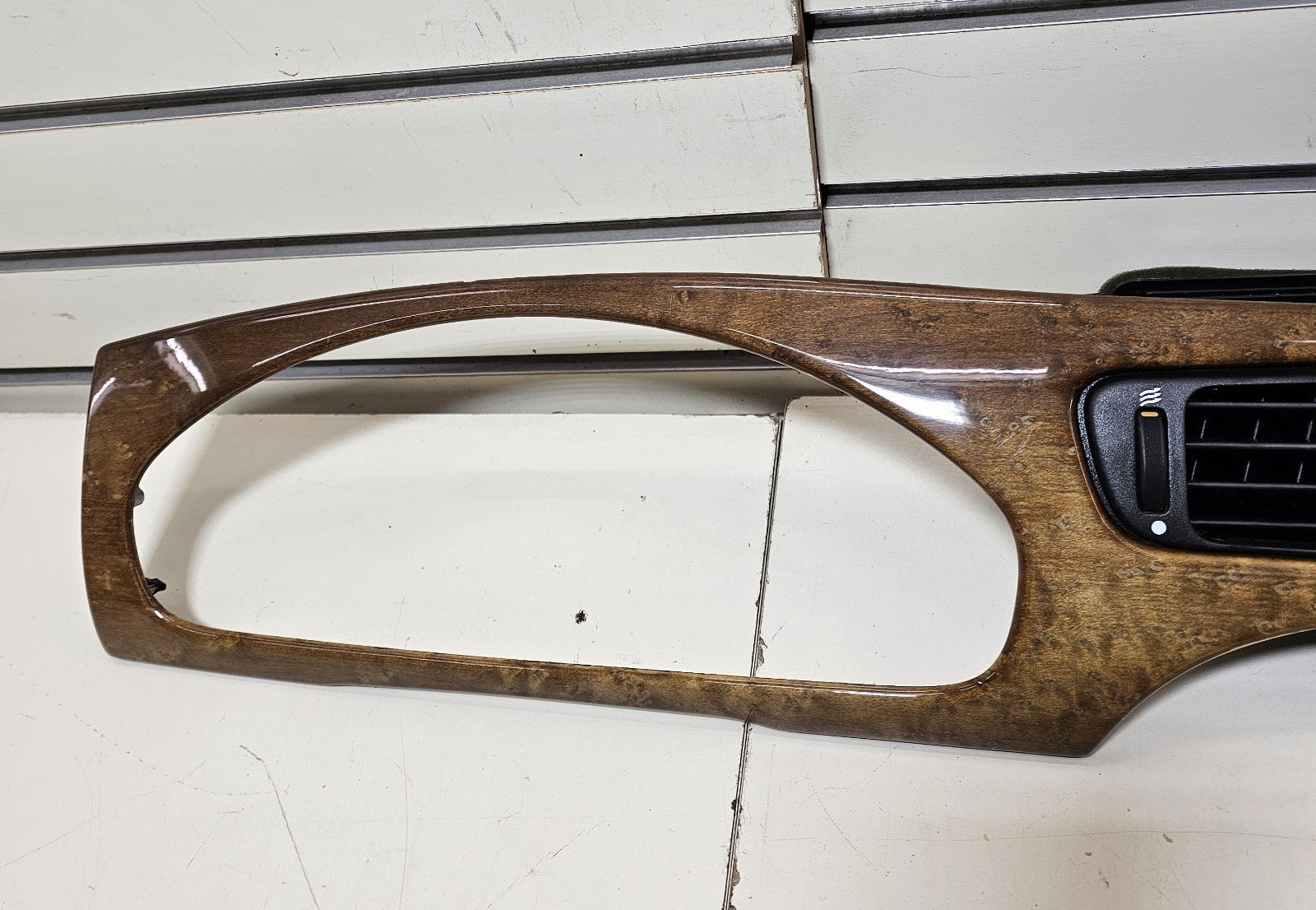 🔥02-08 JAGUAR X TYPE DASH INSTRUMENT CLUSTER SPEEDOMETER BEZEL TRIM PANEL WOOD