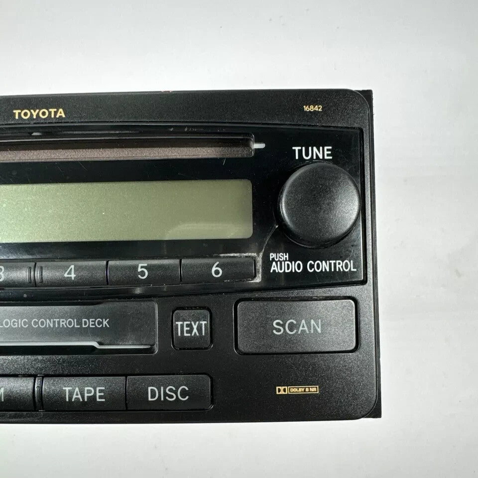 🔥04-07  Toyota Highlander Single CD Cassette Radio Receiver 86120-52241 OEM