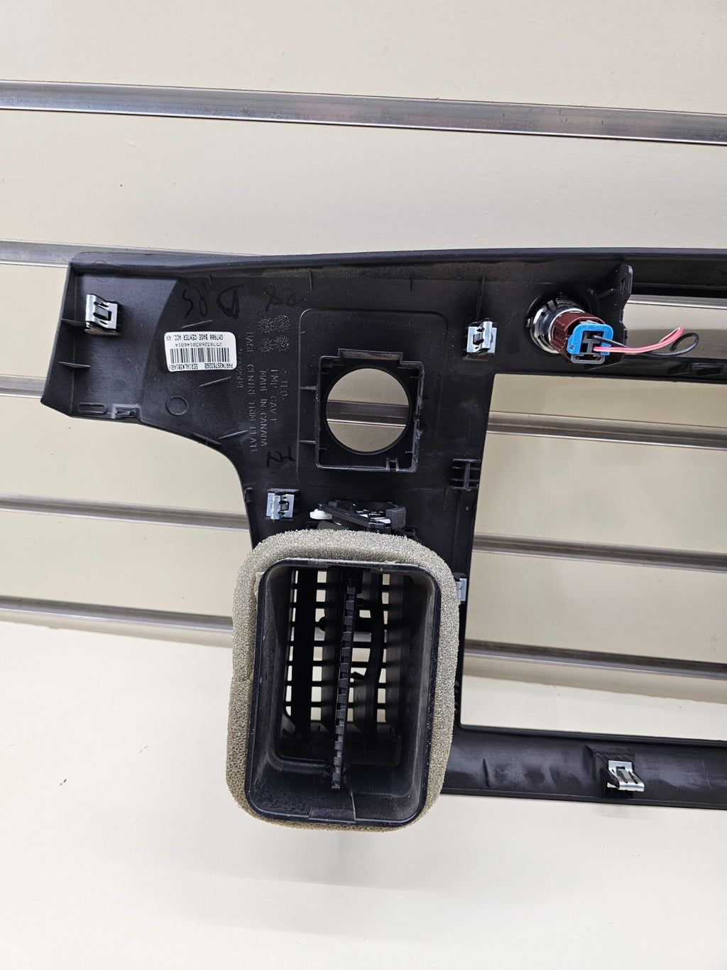 🔥07-14 Silverado SIERRA Center Dash Radio Bezel AC Climate Trim Panel BLACK B6