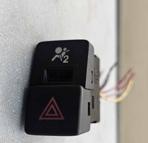 🔥05-07 Honda Odyssey Hazard Warning Flasher Light Switch Button Assembly Black