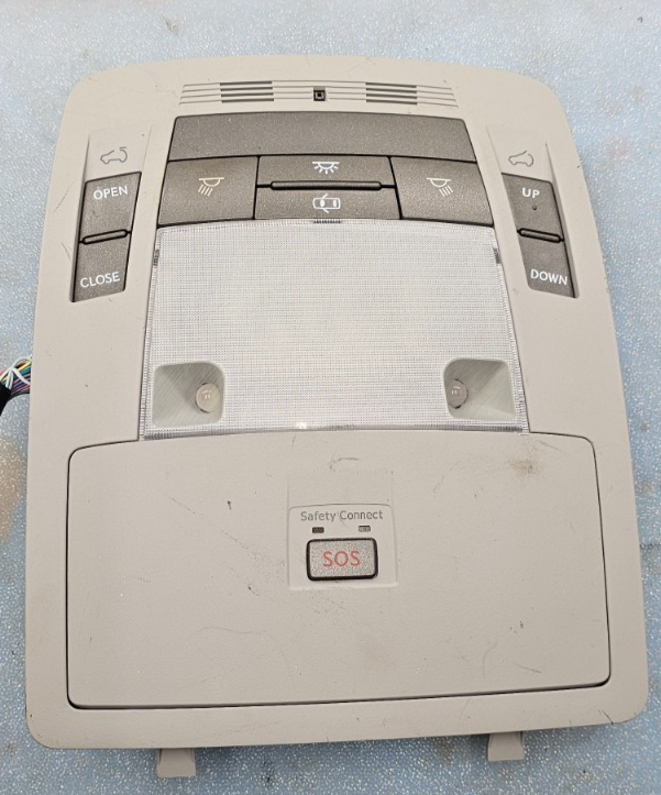 🔥10-15 Lexus RX350 Overhead Roof Console w/ Sunroof Telematics Tan OEM
