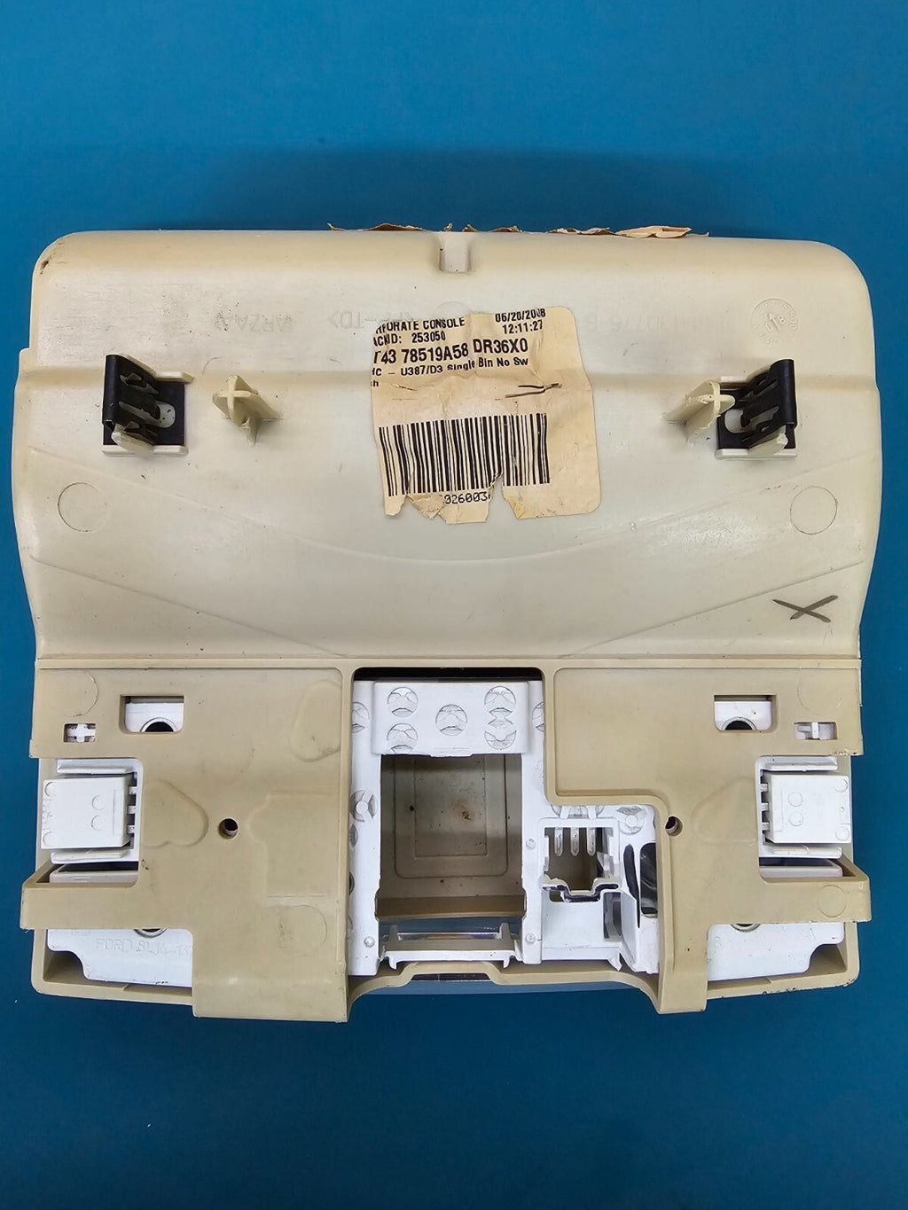 🔥07-19 EDGE TAURUS F150 FRONT OVERHEAD CONSOLE DOME LIGHT STORAGE ASSEMBLY TAN