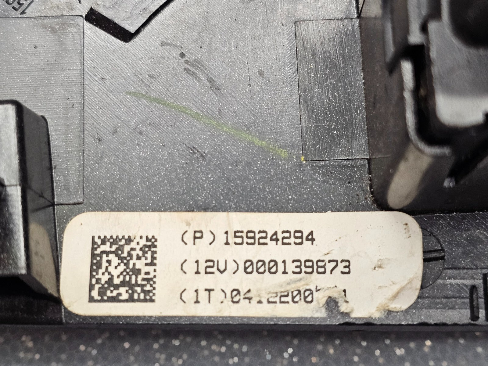 07-10 CHEVY SILVERADO GMC PASSENGER RIGHT SIDE POWER WINDOW SWITCH SILVER WS47