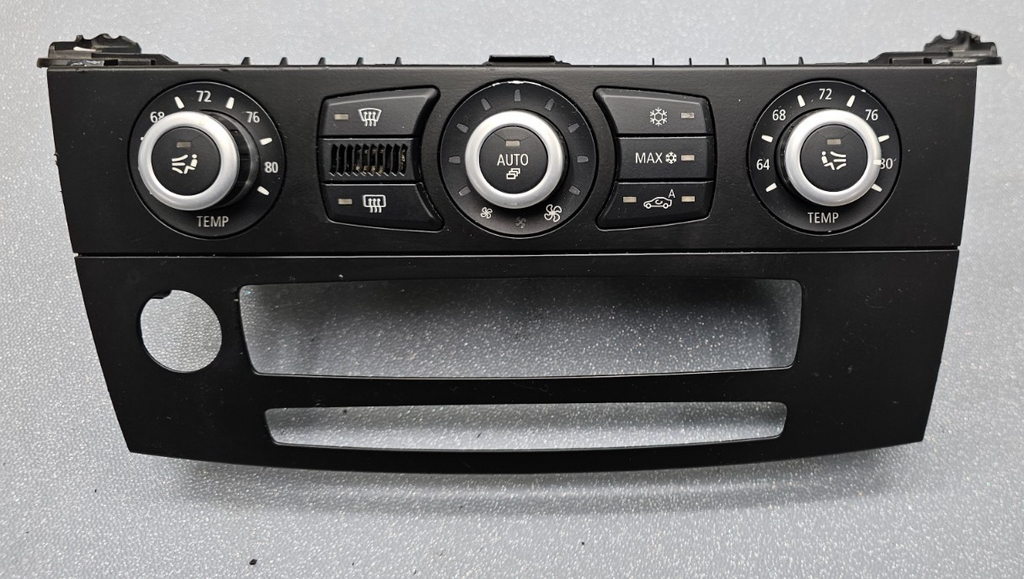 🔥04-10 BMW E60 AC HEATER CLIMATE TEMPERATURE CONTROL TRIM PANEL OEM