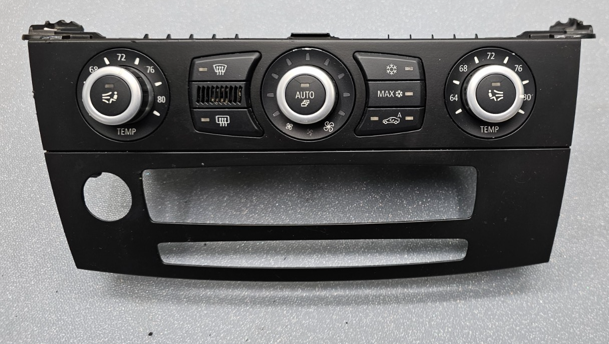 🔥04-10 BMW E60 AC HEATER CLIMATE TEMPERATURE CONTROL TRIM PANEL OEM