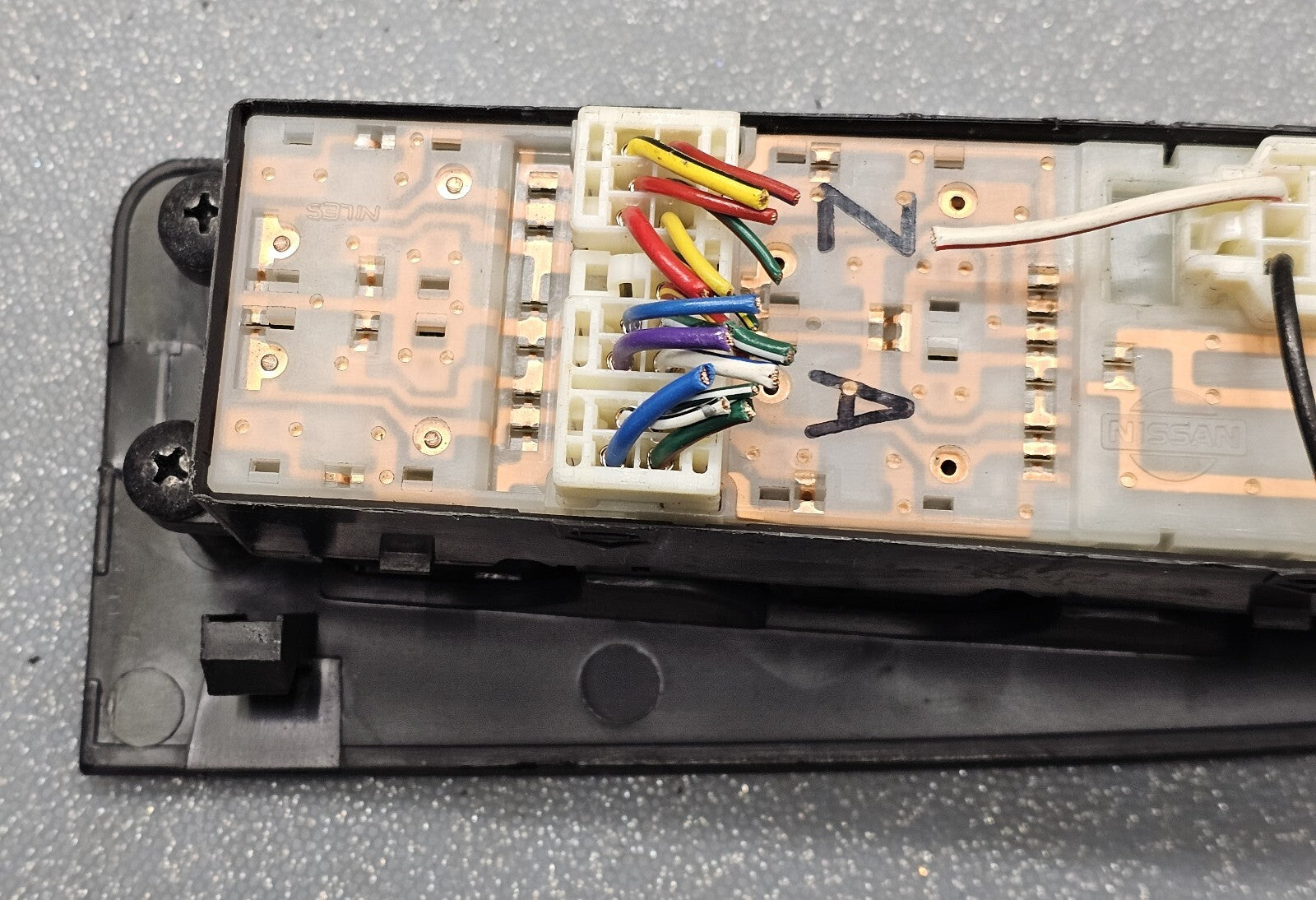 🔥04-08 Maxima Front Left Driver Master Power Window Switch Assembly Black