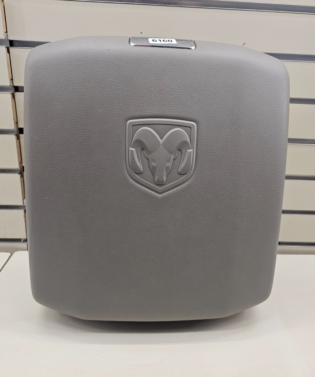 🔥09-12 Dodge RAM 1500 2500 Front Center Console Lid Armrest Leather Cover Gray