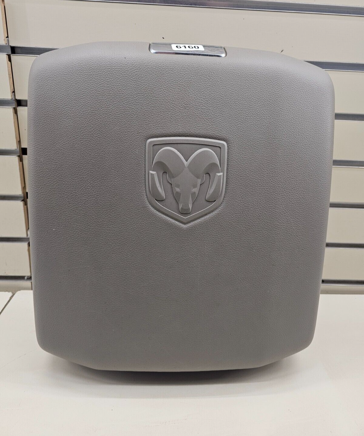 🔥09-12 Dodge RAM 1500 2500 Front Center Console Lid Armrest Leather Cover Gray