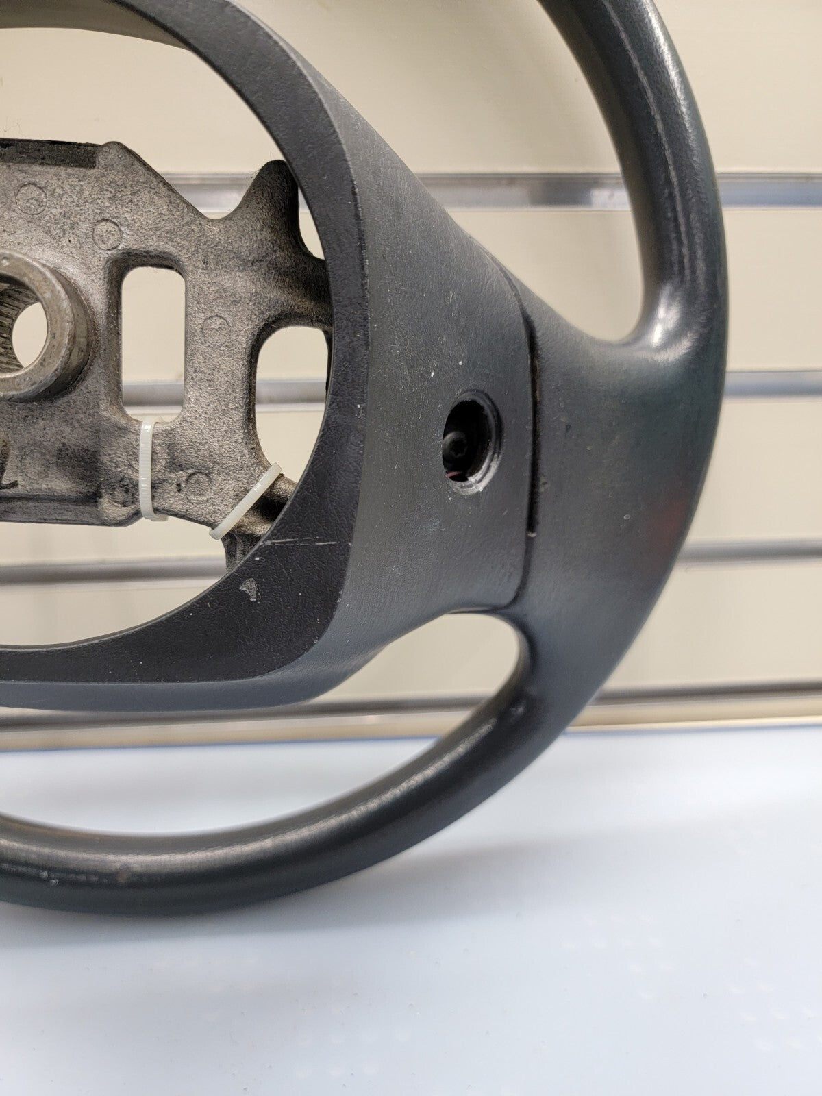 🔥1997-2003 Ford F-150 Leather Steering Wheel Cruise Dash Black