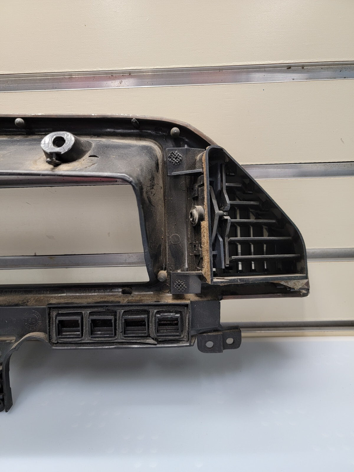 🔥87-91 Ford F150 F250 F350 BRONCO Dash CLUSTER BezelSpeedo Gauge Trim Black C11