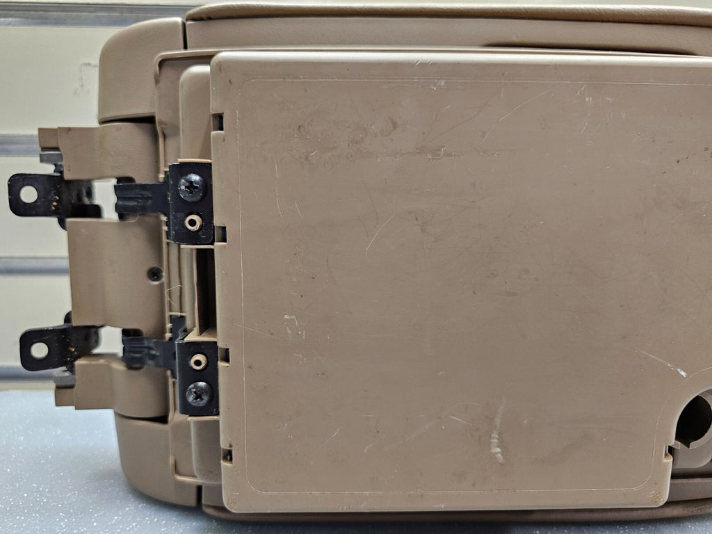 🔥01-06 Acura MDX Leather Center Console Lid Armrest Cover Top Pad Assembly Tan