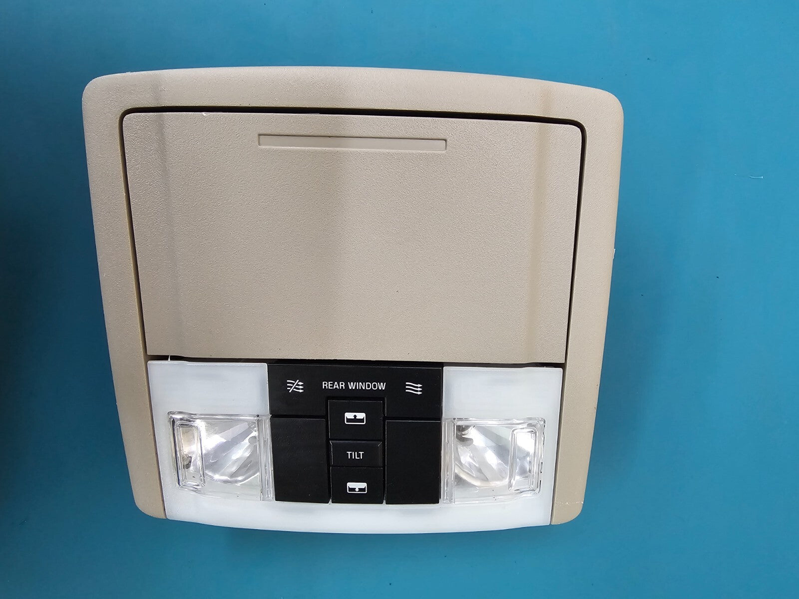 🔥07-14 Expedition Navigator Overhead Console Dome Map Light Sunroof Storage TAN
