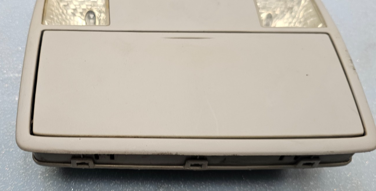 🔥03-08 MAZDA 6 RX8 OVERHEAD ROOF CONSOLE MAP DOME LIGHT STORAGE ASSEMBLY TAN