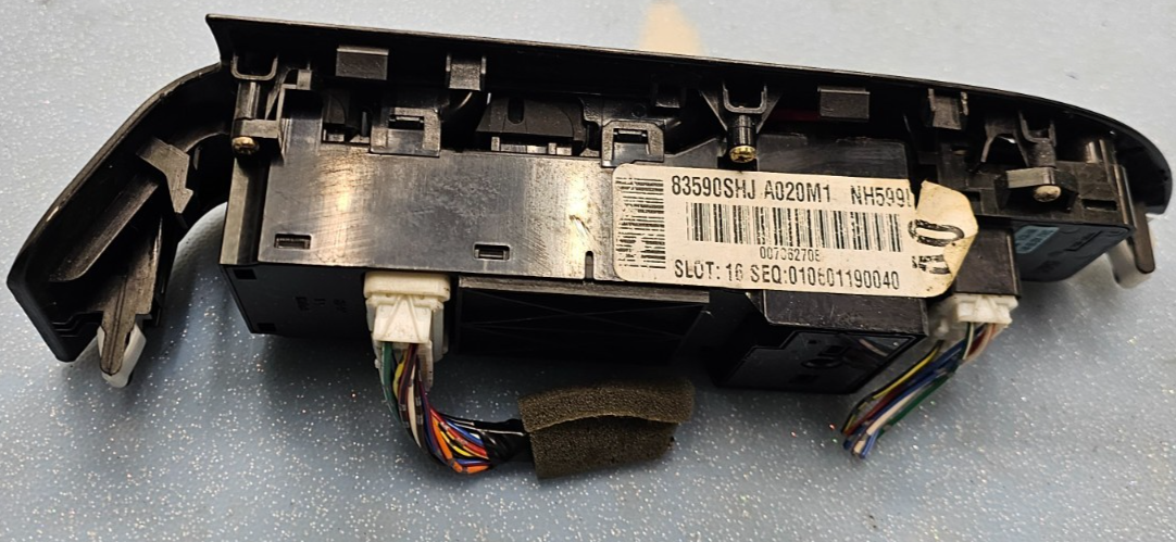 🔥05-10 Honda Odyssey Left Driver Door Power Window Switch LH Push Pull Silver